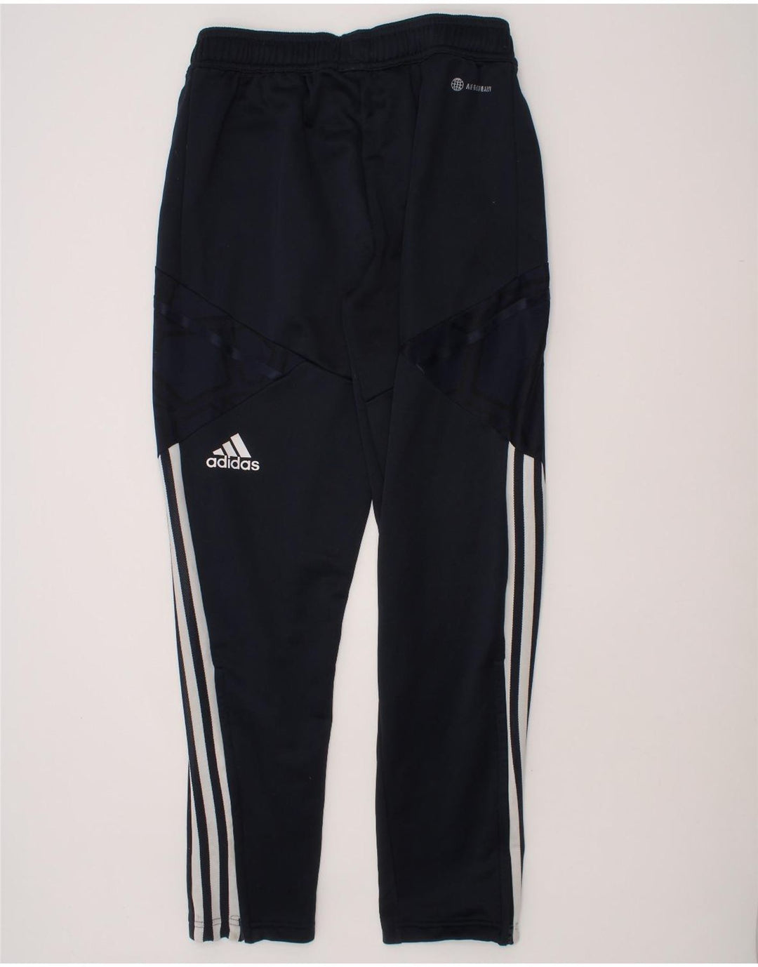 ADIDAS Boys Tracksuit Trousers 13-14 Years  Navy Blue Polyester Vintage Adidas and Second-Hand Adidas from Messina Hembry 