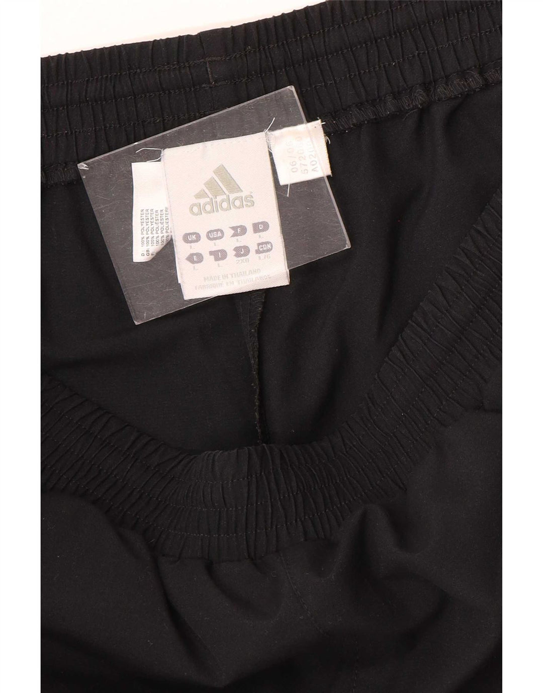 Adidas muške hlače od trenirke velike crne poliesterske