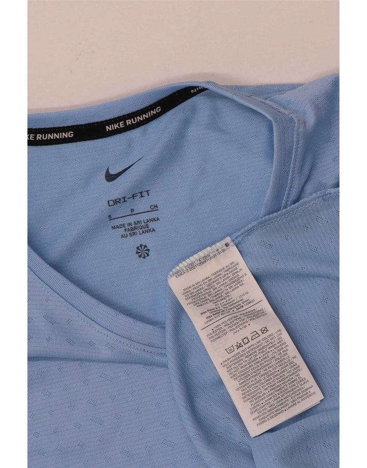 Nike Dri Fit majica s malim plavim točkama od poliestera