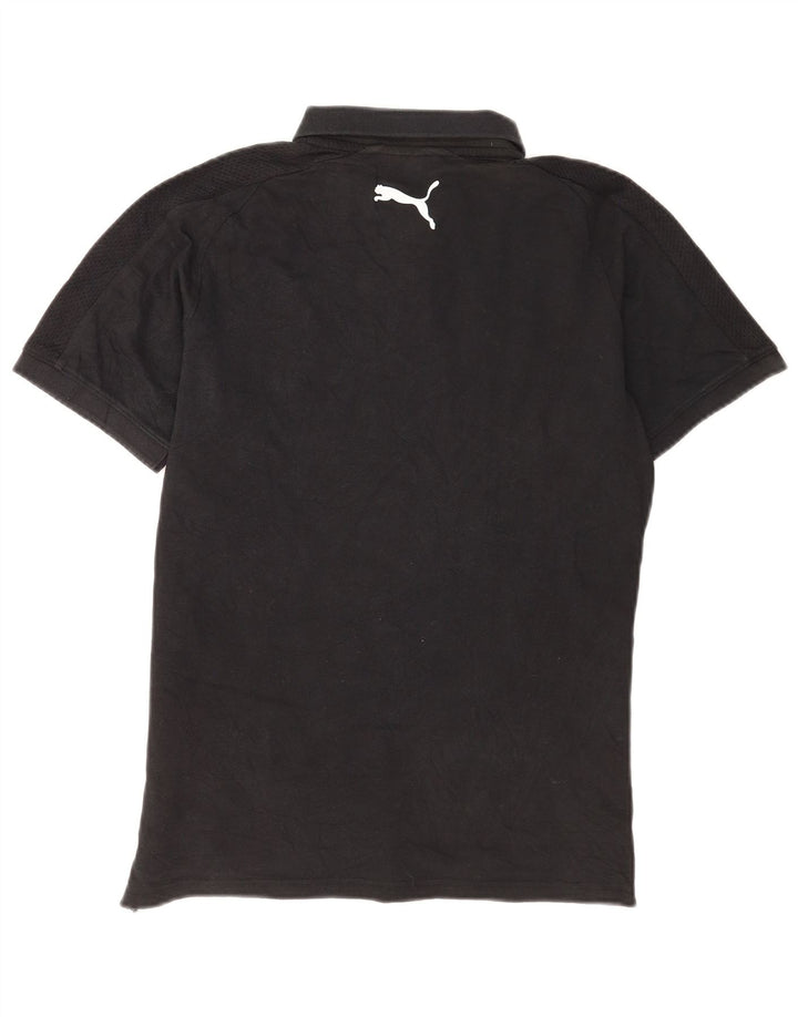 Puma muška polo majica mala crna pamučna