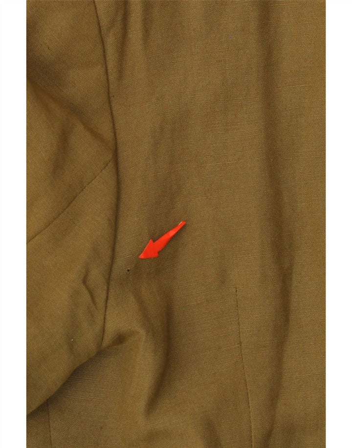 VINTAGE ženski sako sa 4 gumba IT 44 srednje boje kaki rajona