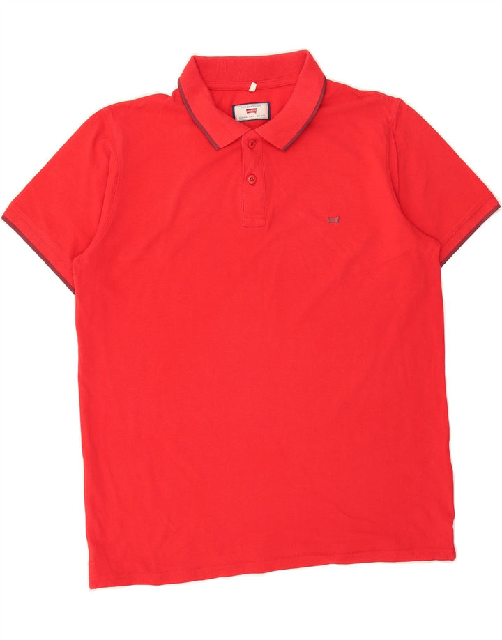 CARRERA Mens Polo Shirt XL Red Cotton Vintage Carrera and Second-Hand Carrera from Messina Hembry 