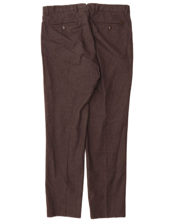 Massimo Dutti muške ležerne hlače EU 42 velike W32 L32 sive houndstooth