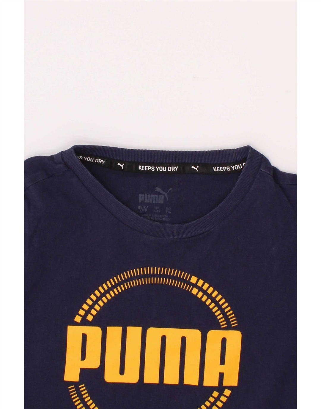 Puma Boys Graphic T-Shirt Majica za 5-6 godina tamnoplava