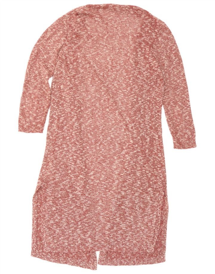 Massimo Dutti ženski dugi kardigan pulover UK 14 srednje crvene fleke