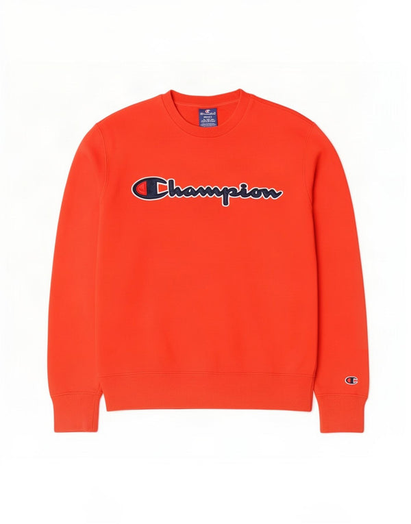 Champion Mens Graphic Sweatshirt Jumper Small Red