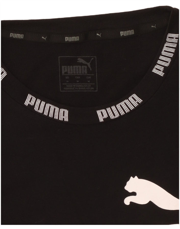 PUMA Ženska majica kratkih rukava s grafičkim motivima UK 14 srednje crna