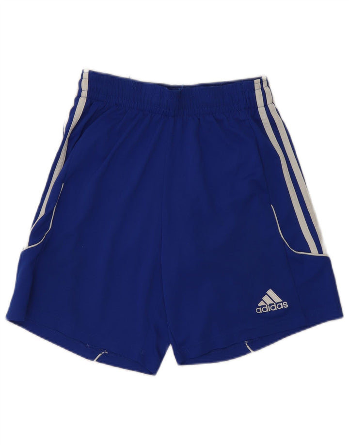 Adidas muške sportske kratke hlače Climalite male plave poliesterske boje