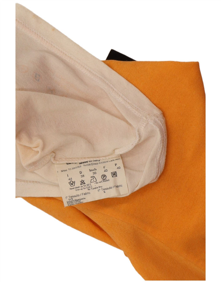 FENDI ženska majica kratkih rukava IT 44 srednje narančasta pamuk