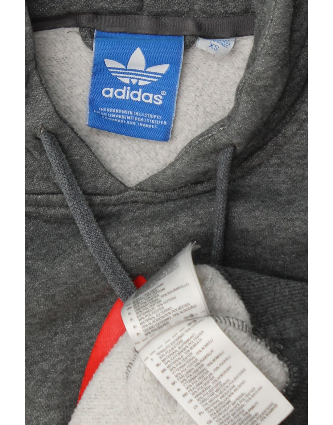 ADIDAS muška majica s kapuljačom XS sivi pamuk