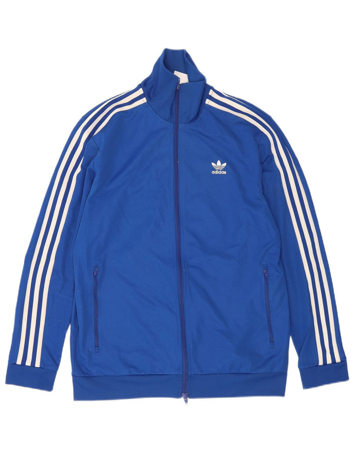 Adidas muška trenirka gornja jakna srednje plavi pamuk