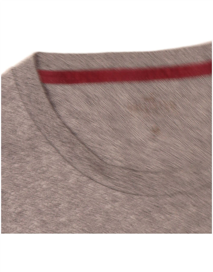 HOLLISTER Muška majica kratkih rukava Srednje sivi pamuk