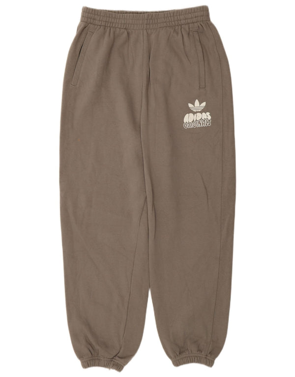 Adidas Ženske grafičke trenirke Hlače Joggers UK 12/14 srednje sive