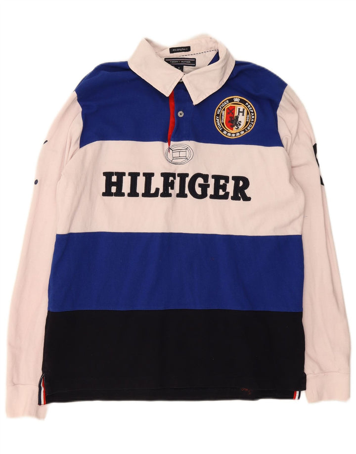 Tommy Hilfiger muška grafička ragbi polo majica srednje boje