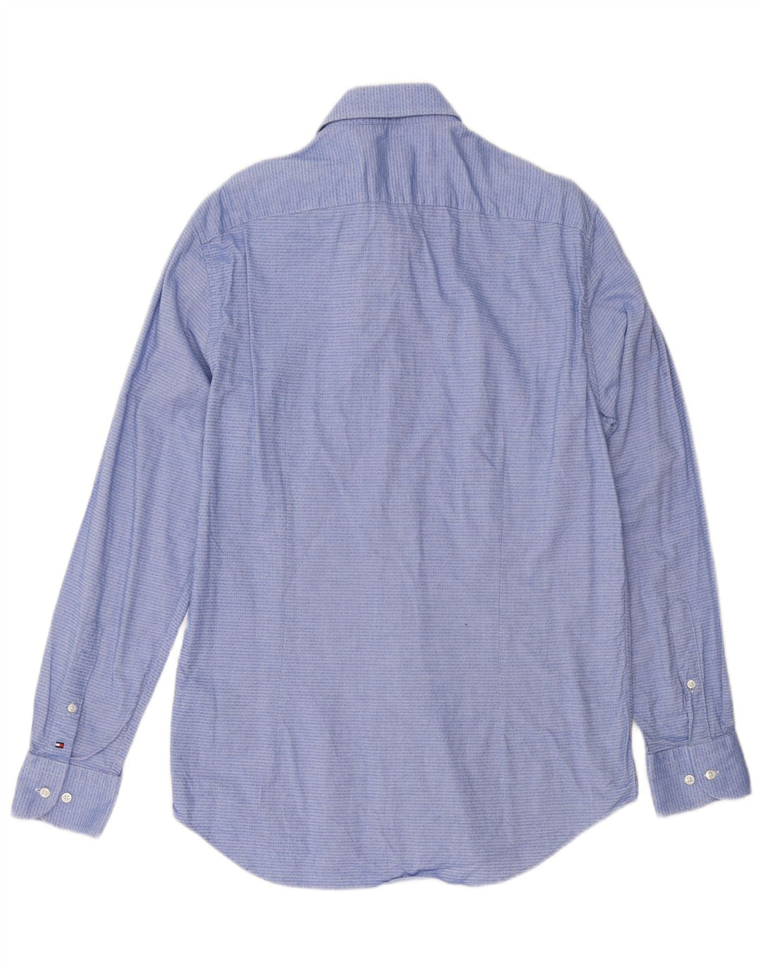 Tommy Hilfiger muška košulja veličina 40 15 3/4 srednje plava geometrijski pamuk