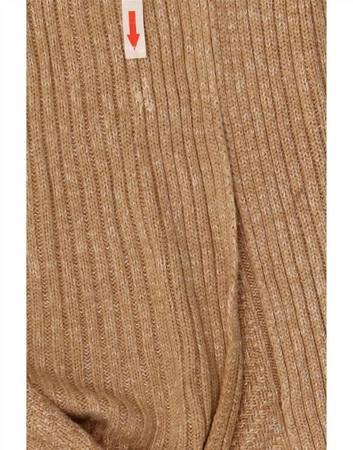 Marks & Spencer ženski preveliki džemper UK 10 Small Beige Flected