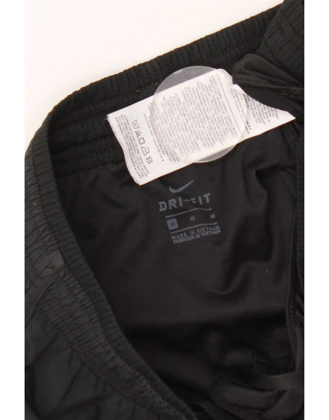 Nike Ženske Dri Fit Graphic Sport Shorts UK 14 Srednje crni poliester