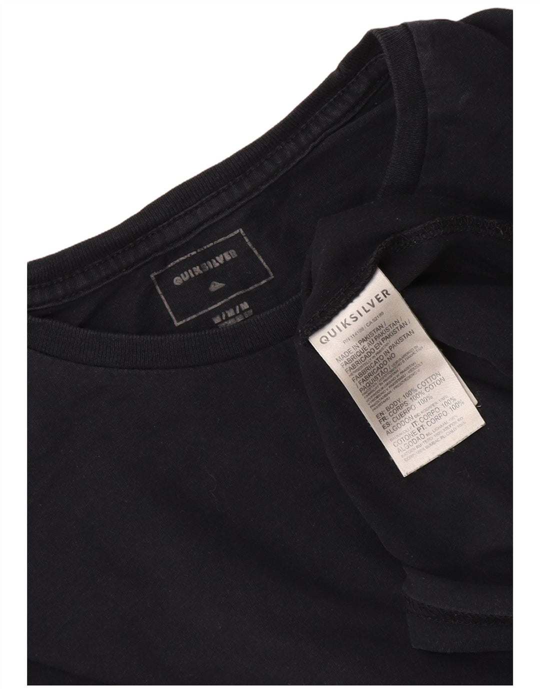 Quiksilver muška majica s grafičkim motivima, srednje tamnoplavi pamuk