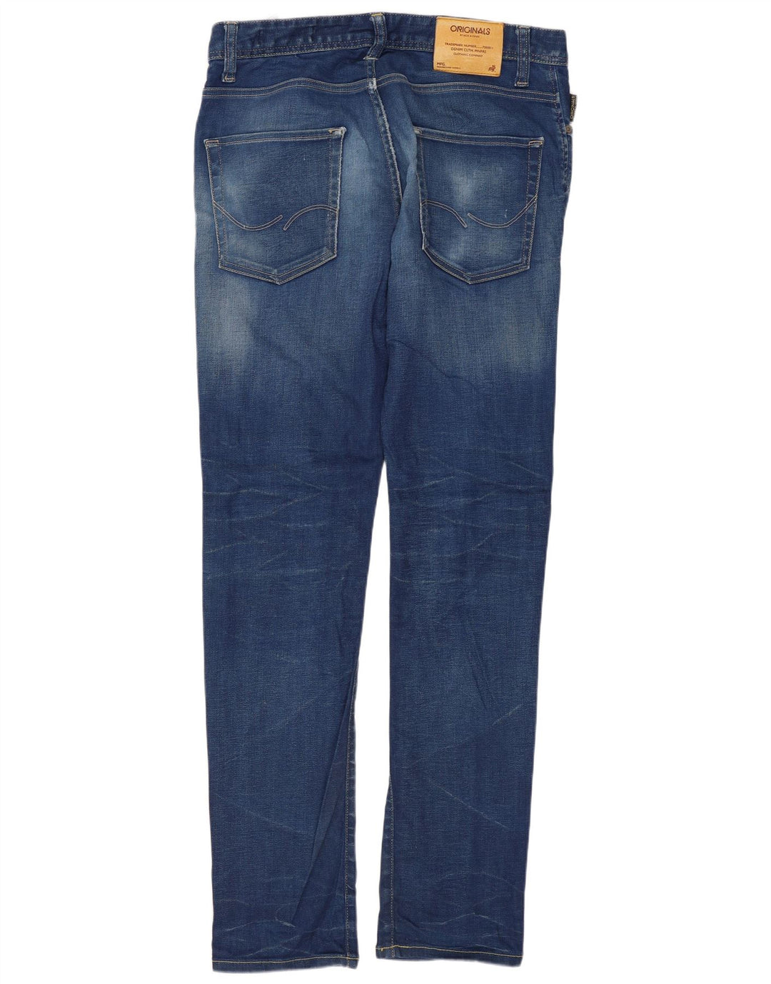 JACK & JONES Muške uske traperice W32 L32 Plavi pamuk