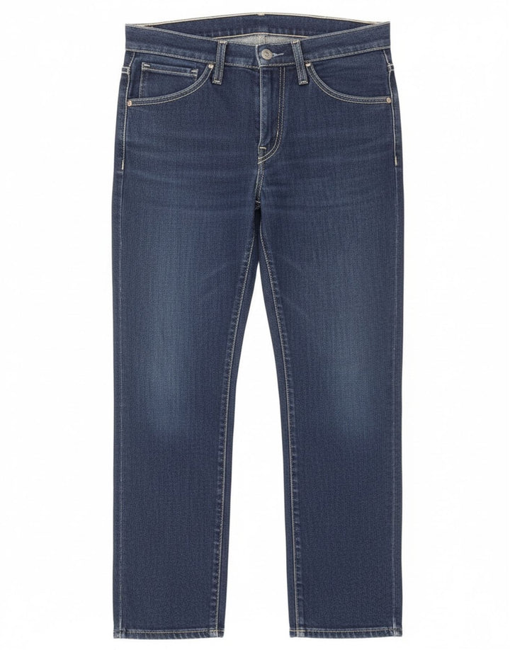 Levi's ženske ravne traperice W29 L28 tamnoplavi pamuk