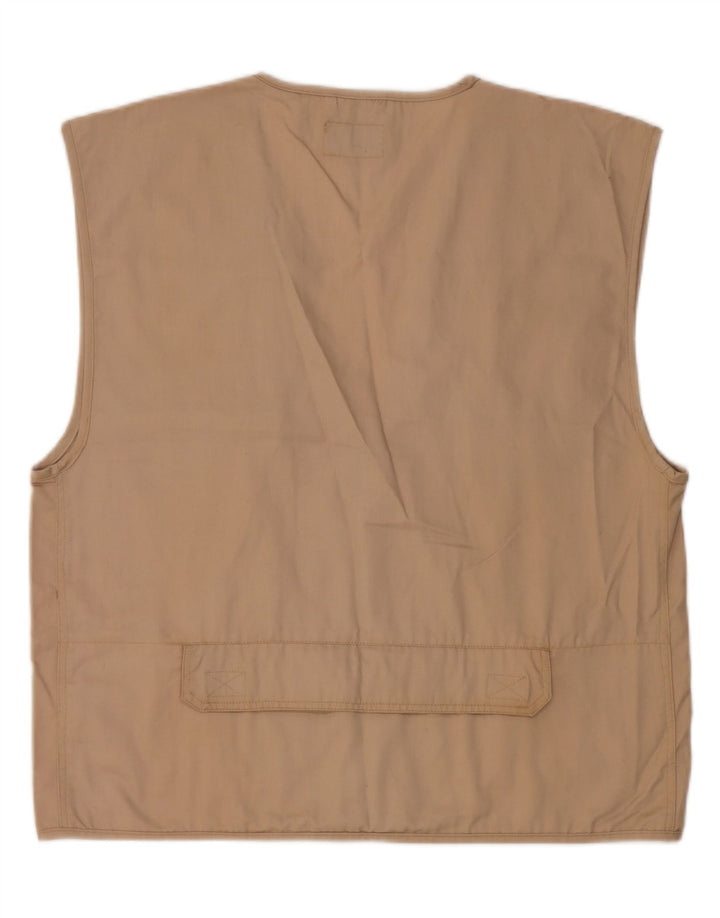 Master Mens Utility Gilet UK 42 XL bež pamuk
