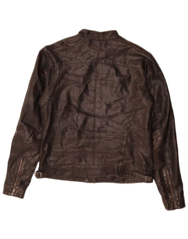 Bata and More Ženska kožna jakna IT 46 Large Brown Leather