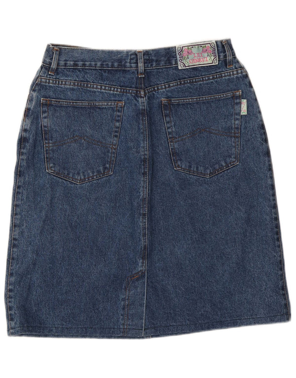 Casucci Womens Denim Skirt W30 Medium Blue Cotton