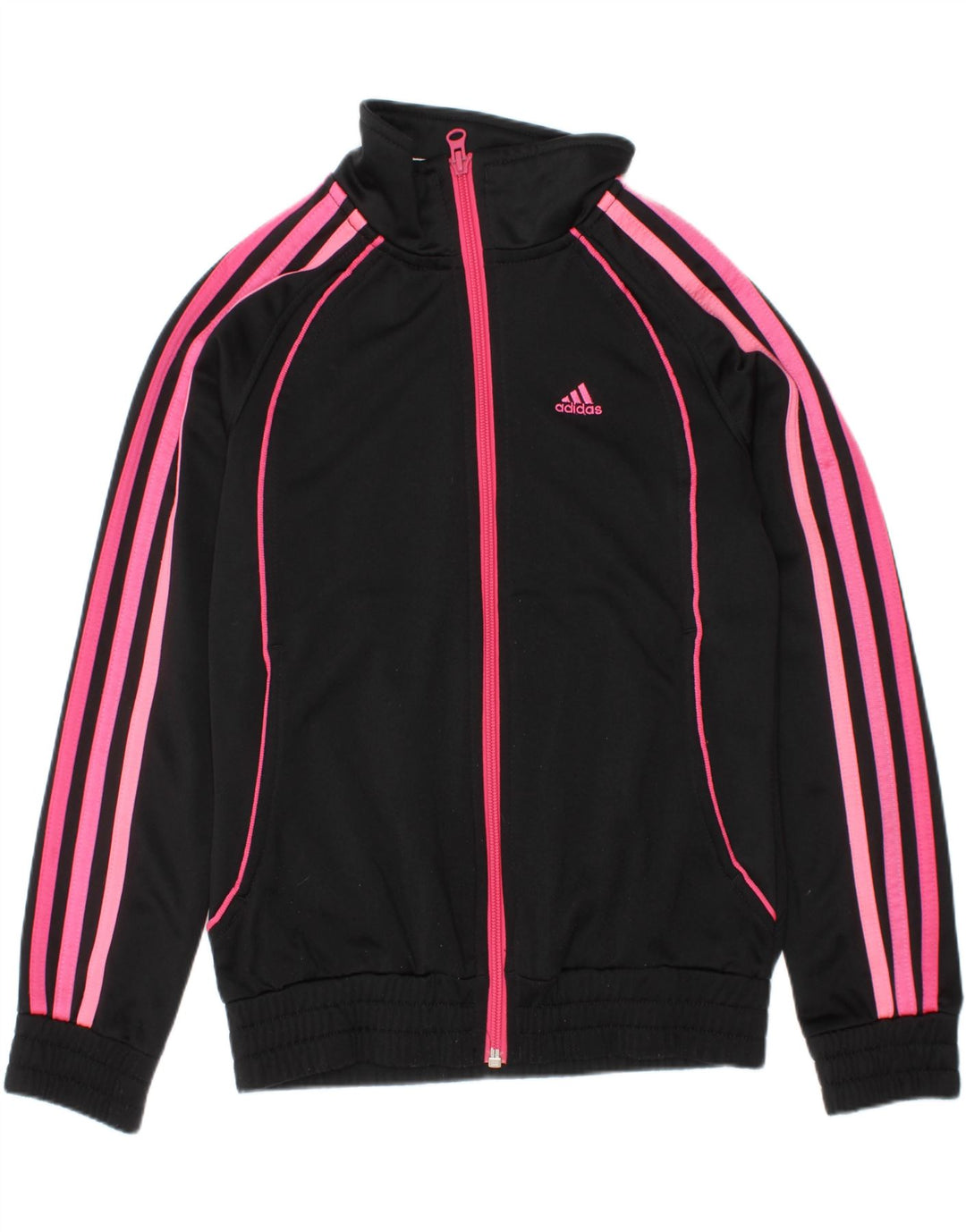 Adidas gornja jakna trenirke za djevojčice 9-10 godina, crni poliester