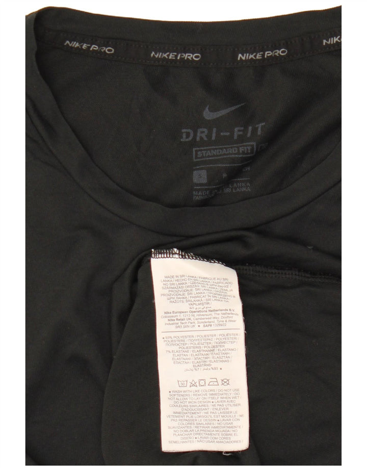 NIKE muška majica Dri Fit standardnog kroja, mali crni poliester