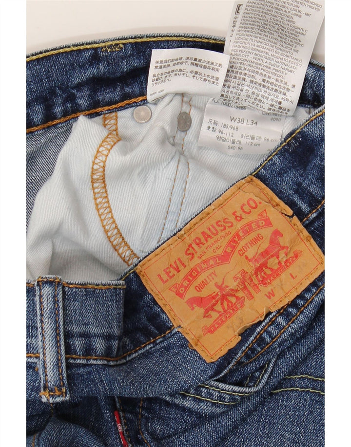 Levi's muške 518 ravne traperice W38 L29 plavi pamuk