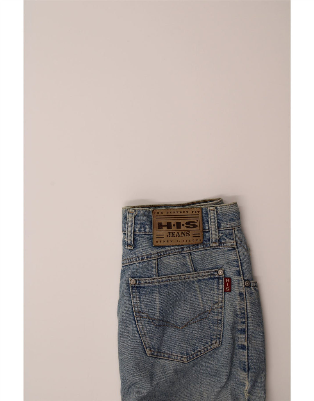 H.I.S Womens Tapered Jeans W28 L29 Blue Vintage H.I.S and Second-Hand H.I.S from Messina Hembry 