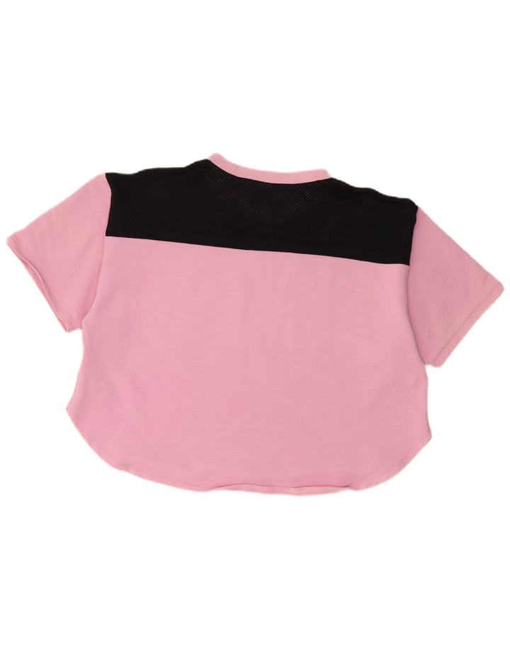 PUMA Ženska majica kratkih rukava s grafičkim motivima UK 18 XL Pink Colourblock Pamuk