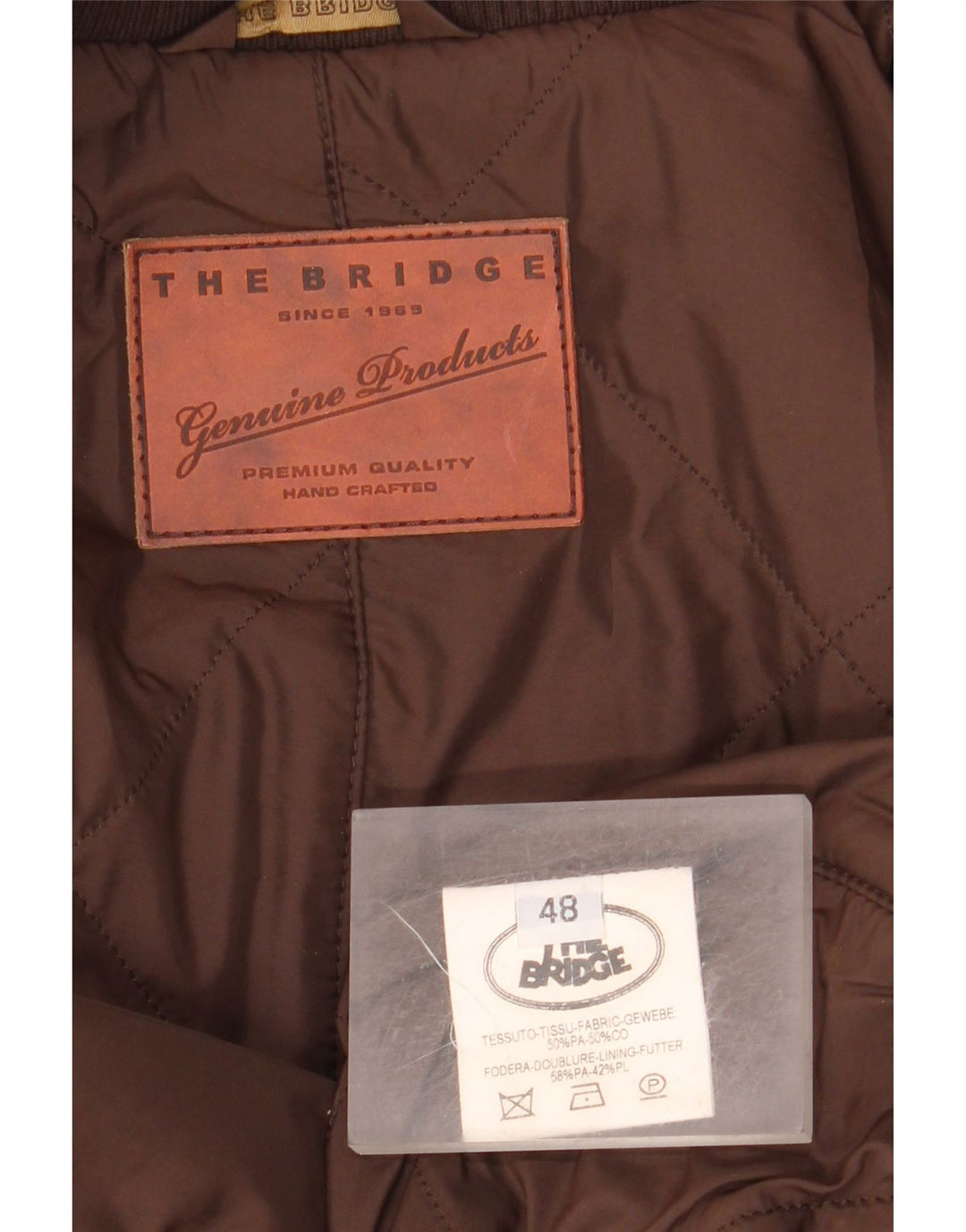 The Bridge muška podstavljena vjetrovka kaput IT 48 srednji kaki poliamid