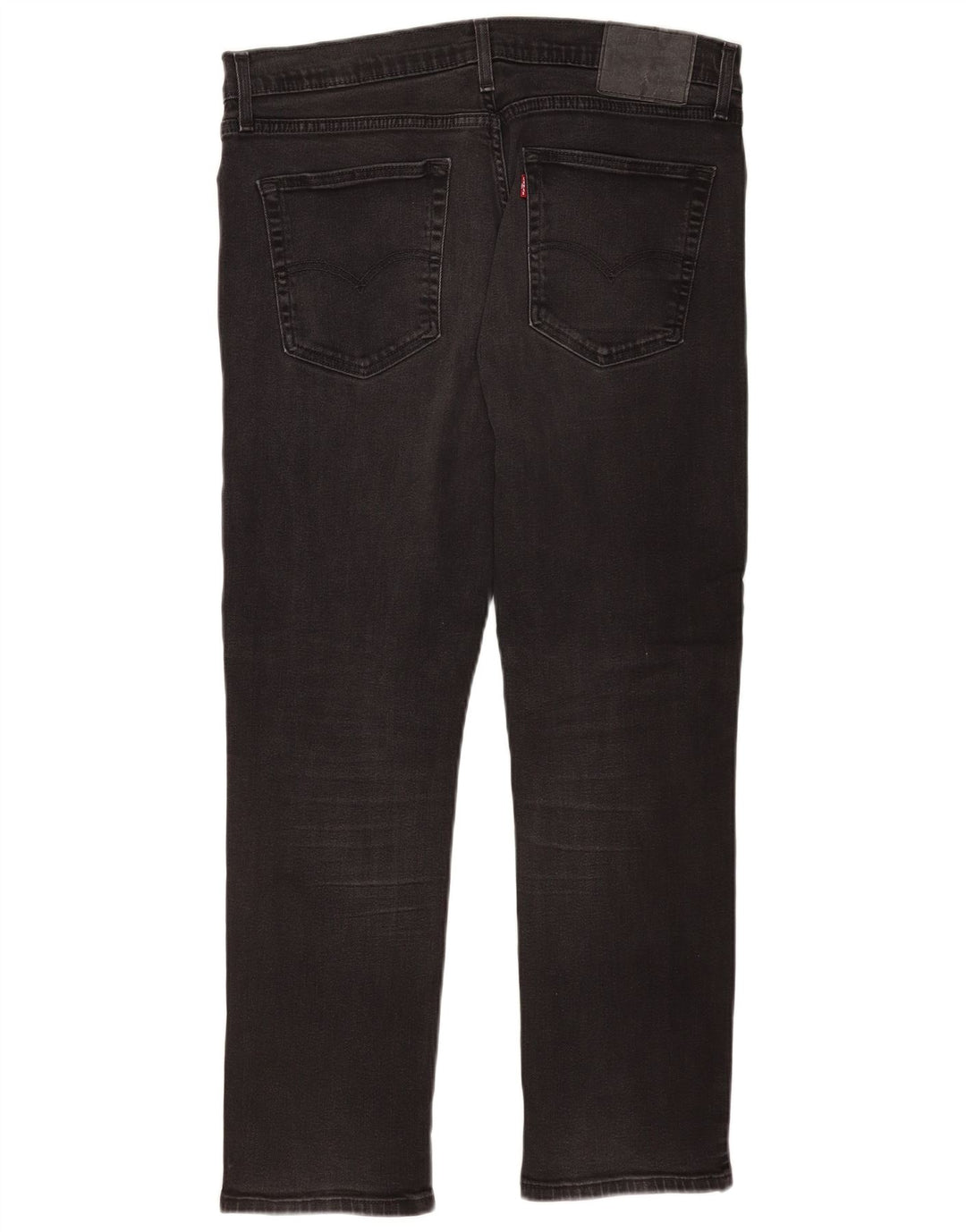 Levi's muške ravne traperice W36 L30 crni pamuk
