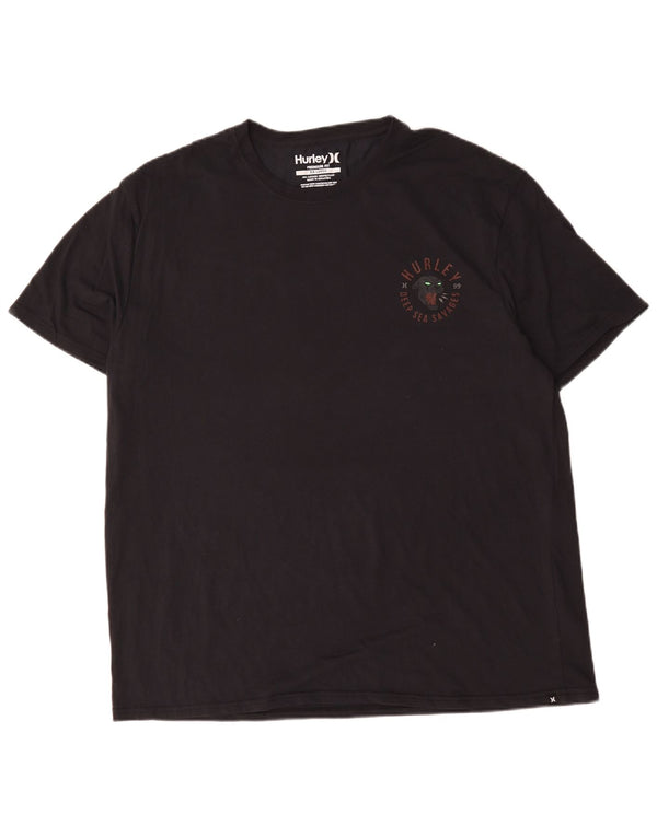 Muška majica kratkih rukava Hurley Premium Fit Graphic T-Shirt 2XL crni pamuk