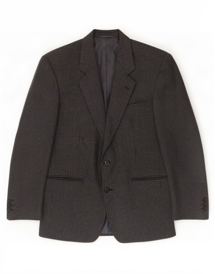 Wellington muška jakna sa 2 gumba UK 40 Large Grey Houndstooth