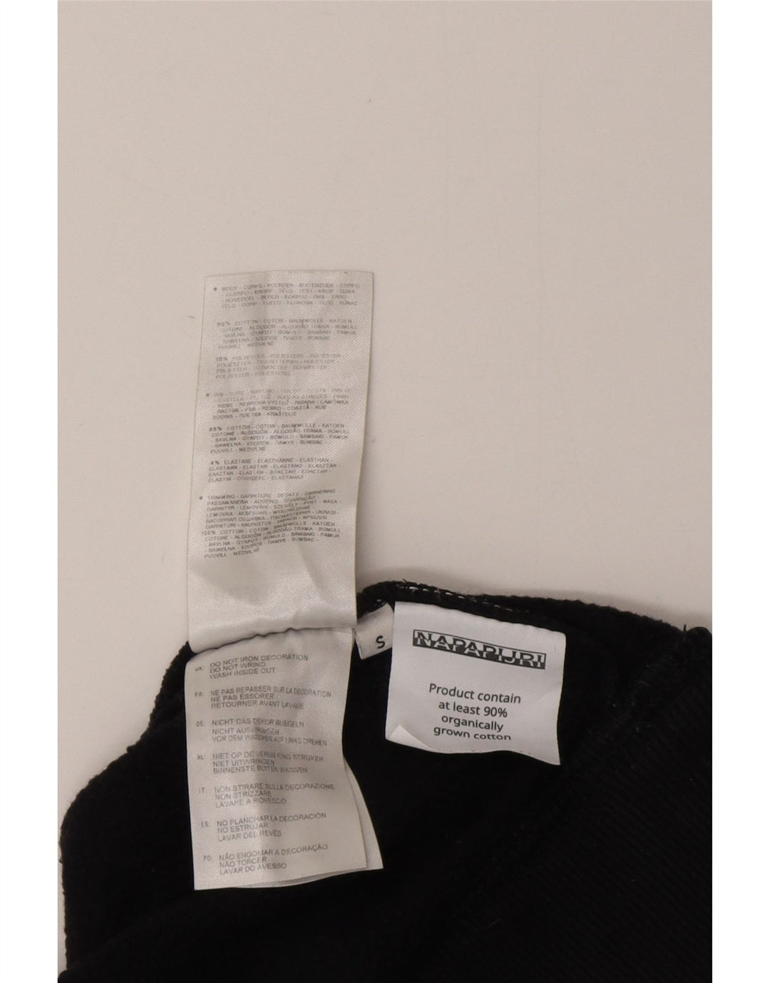 Napapijri muška majica s kapuljačom Geographic Graphic, mali tamnoplavi pamuk