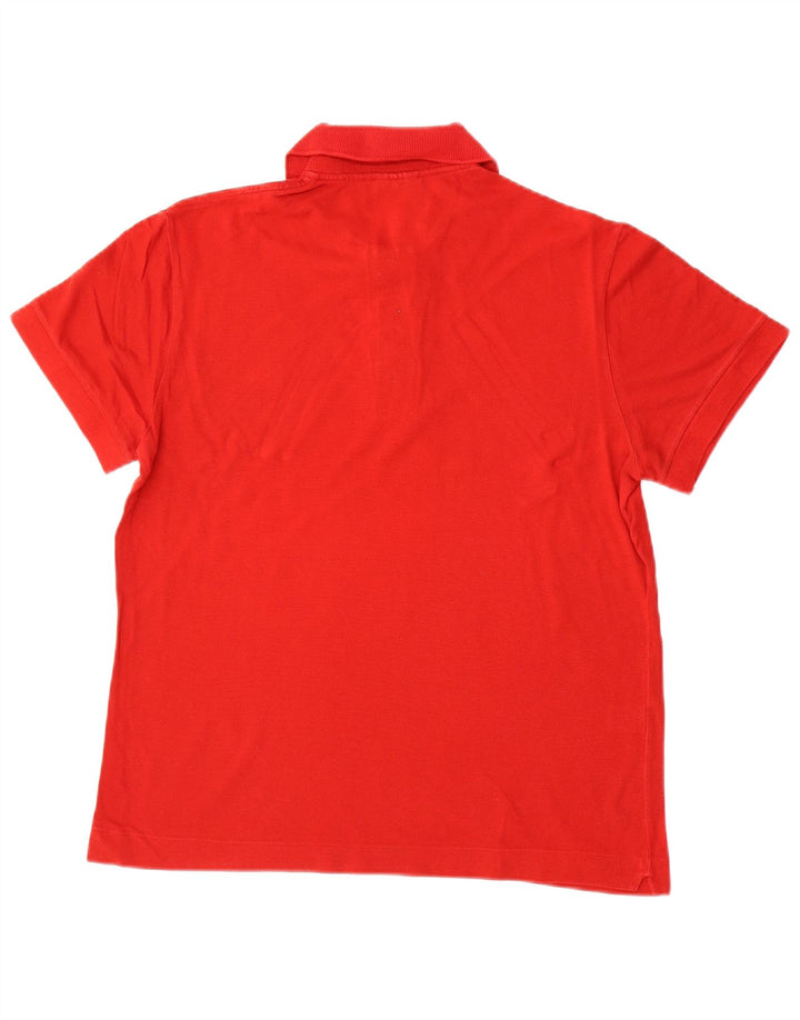 LACOSTE muška polo majica veličine 4 srednje crvene pamučne boje