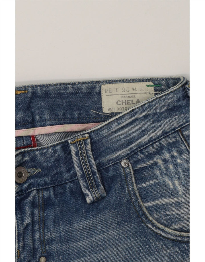 DIESEL Womens Chela Slim Jeans  W26 L29 Blue Cotton Vintage Diesel and Second-Hand Diesel from Messina Hembry 