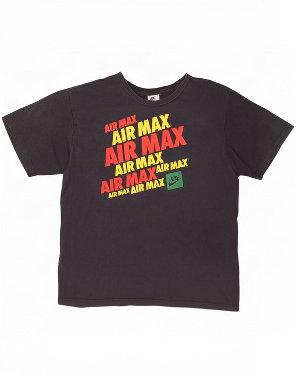 Nike muška majica kratkih rukava s grafičkim motivima XL, crni pamuk
