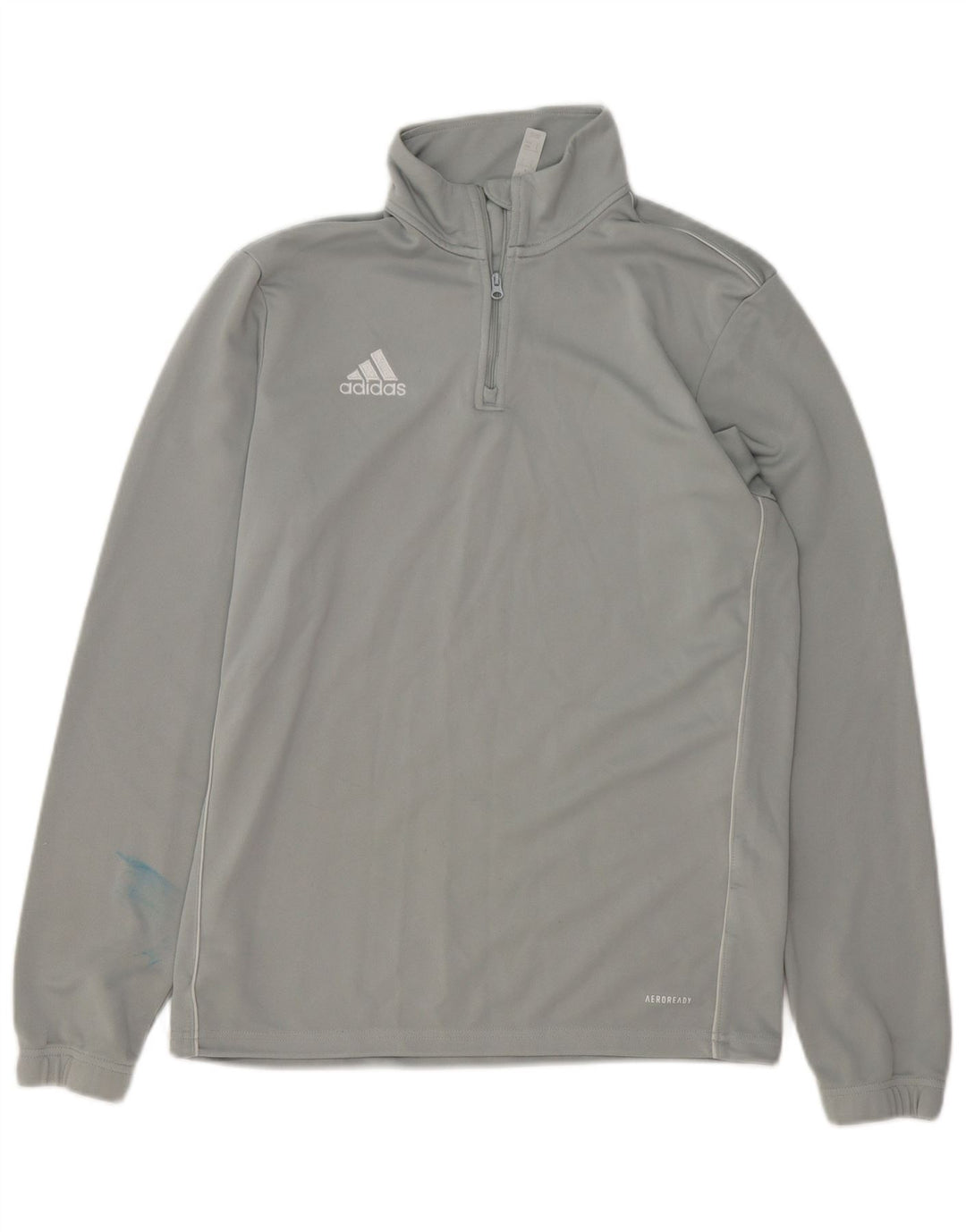 Adidas muška trenirka Aeroready zip izrez i gornji dio srednje sive poliestera