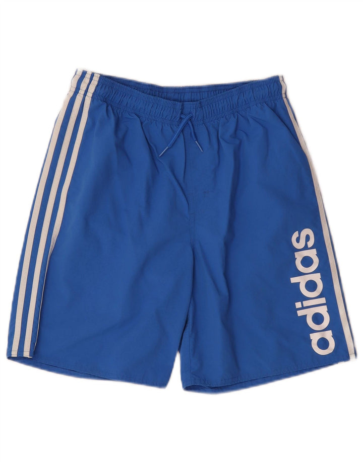 Adidas kratke sportske hlače za dječake 15-16 godina, plavi poliester
