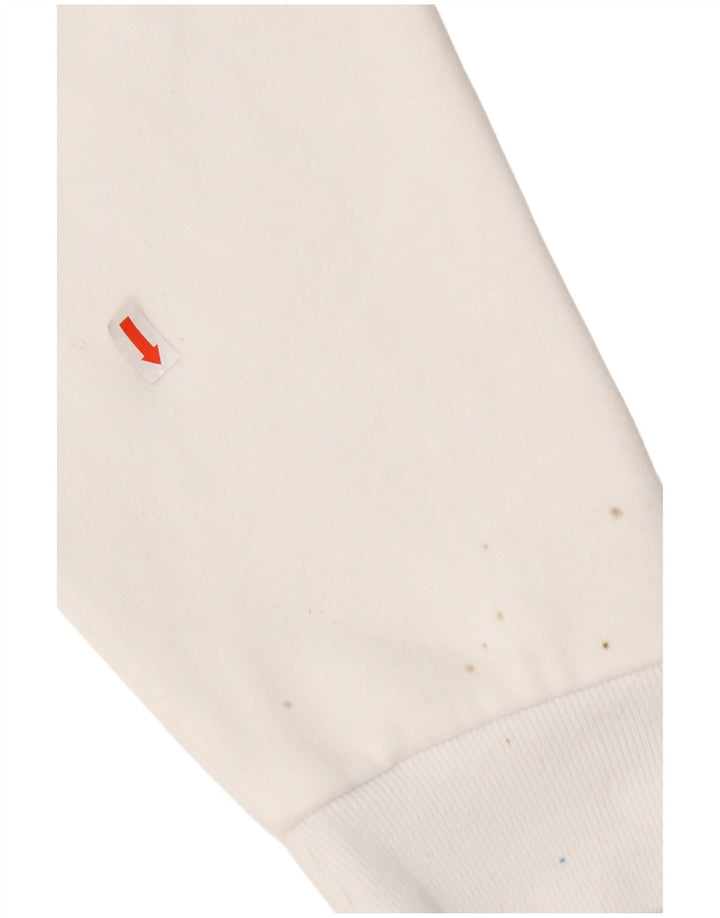 HOLLISTER Muška majica s kapuljačom Veliki bijeli pamuk