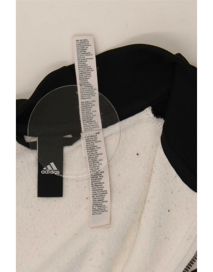Adidas muška trenirka gornja jakna UK 48/50 XL bijeli poliester u boji