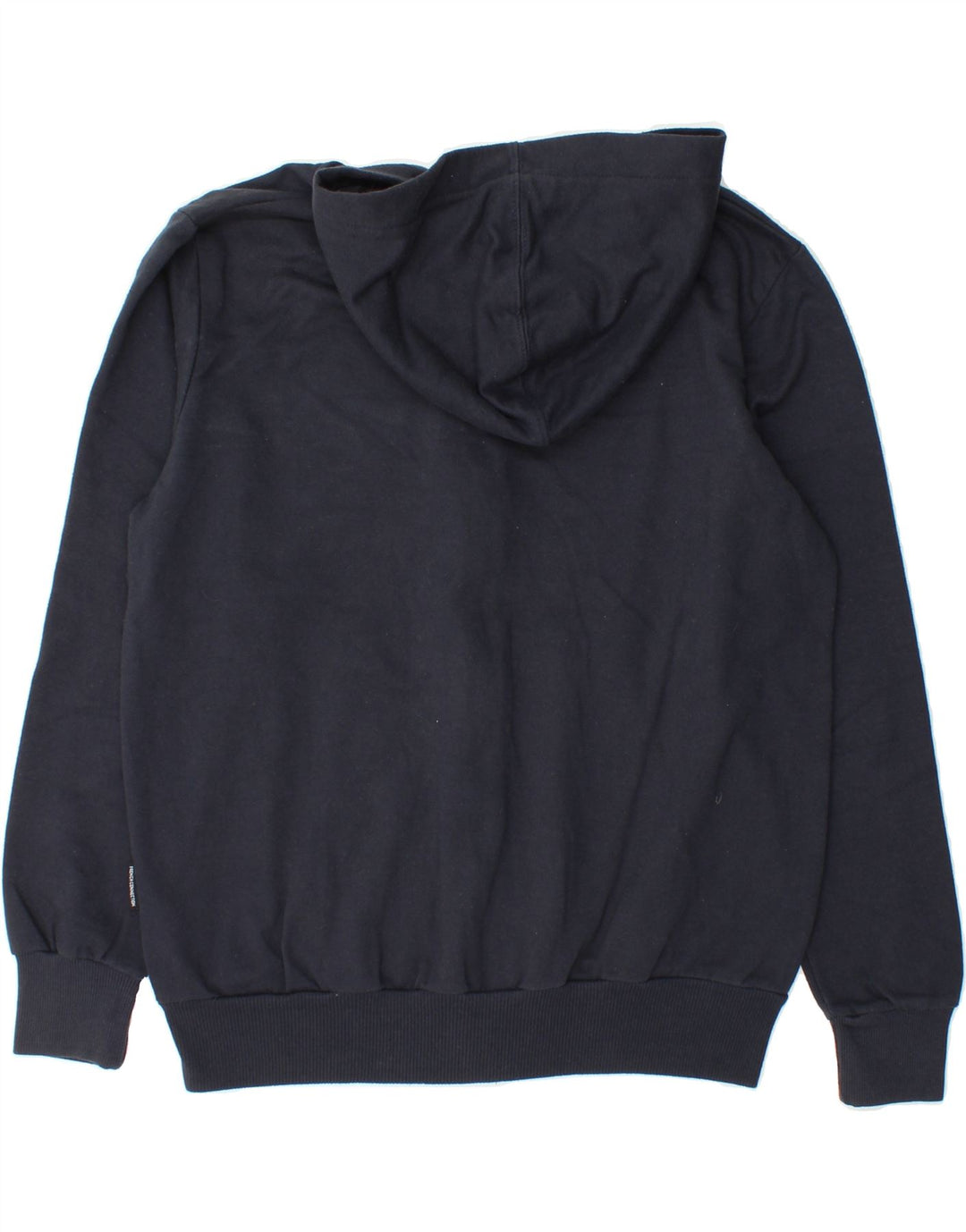 FRENCH CONNECTION Mens Zip Hoodie Sweater Medium Navy Blue Cotton Vintage French Connection and Second-Hand French Connection from Messina Hembry 