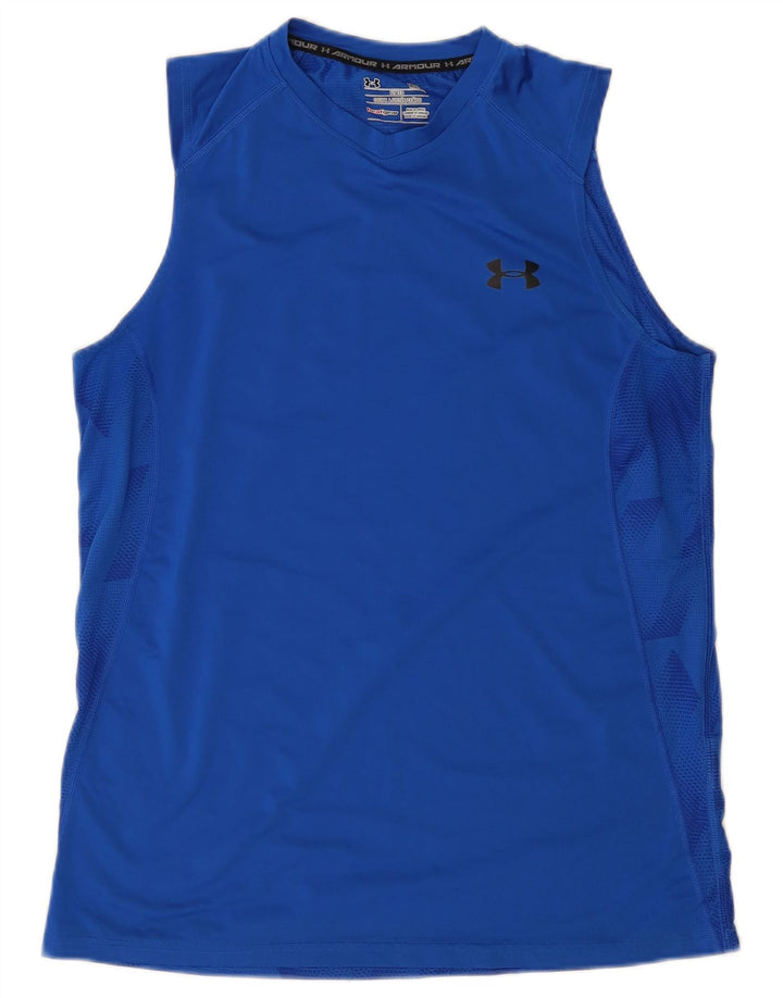 Under Armour muški toplinski prsluk Srednje plavi geometrijski poliester