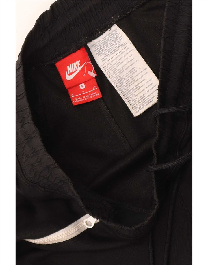 Nike muške trenirke hlače male crne poliesterske hlače