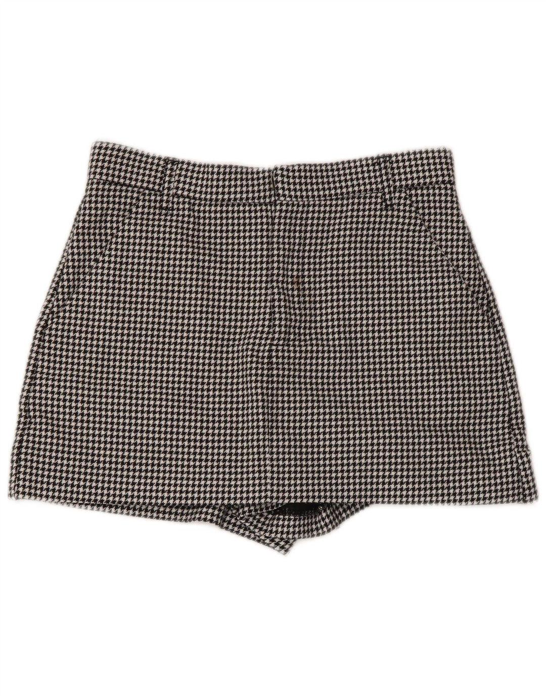 Zara ženske chino kratke hlače male W26 crne ptičje zube