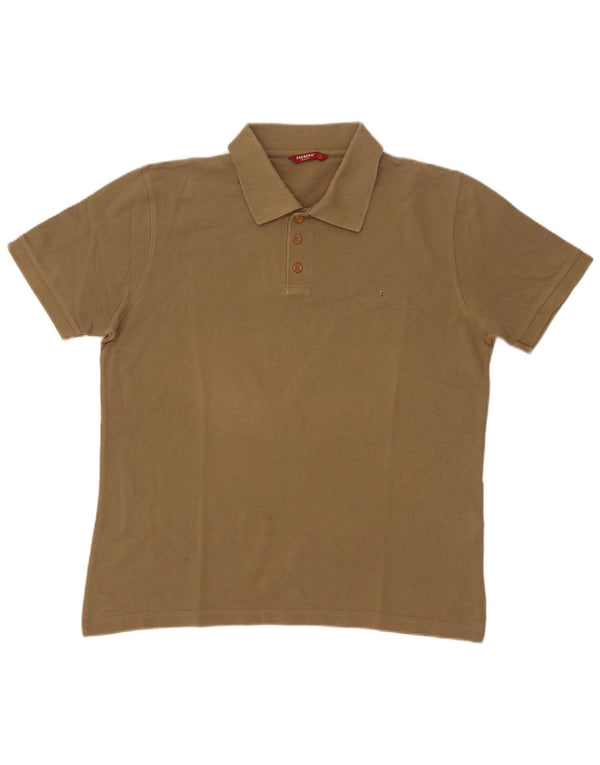 Carrera Mens Polo Shirt Large Green Cotton