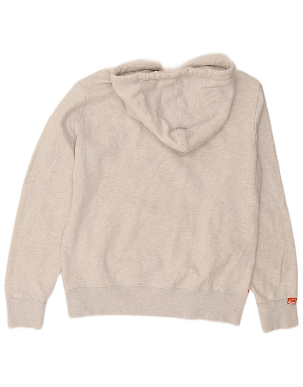 Superdry muška majica s kapuljačom XL, sivi flekasti pamuk